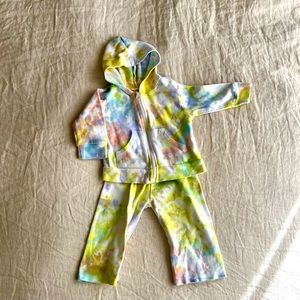 Baby custom tie dye set (6-12mo)
